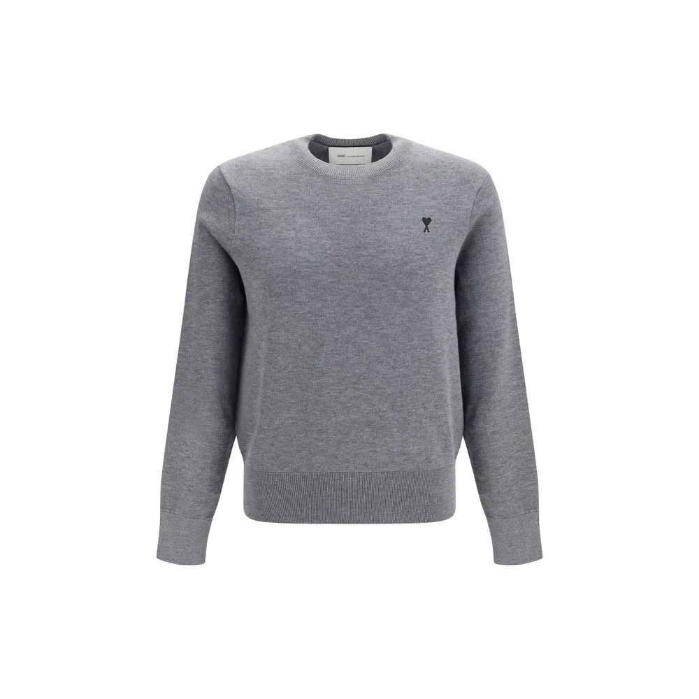 Мужской свитшот с логотипом Ami De Coeur AMI Paris, Gray