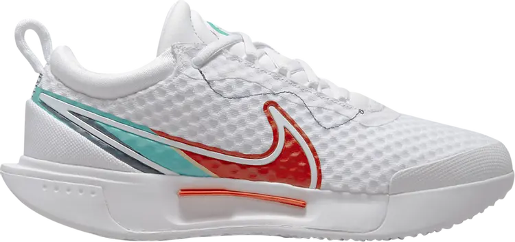 

Кроссовки Nike Wmns NikeCourt Zoom Pro 'White Washed Teal', белый