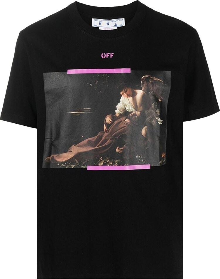 

Футболка Off-White Arrow Caravaggio St Fran Slim Short-Sleeve Tee 'Black', черный