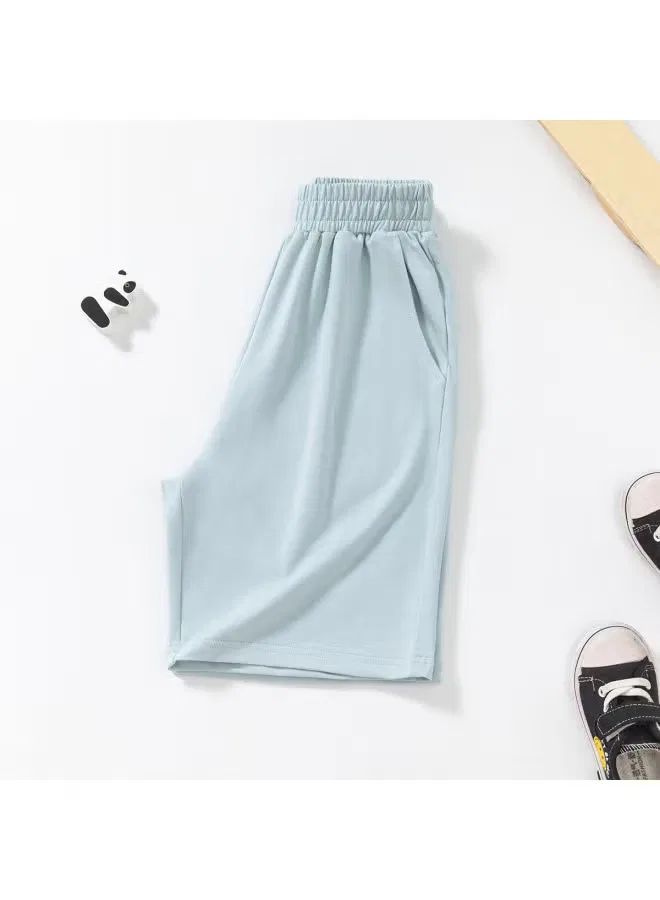 Шорты летние тонкие с принтом 5-балльные Jeanswest, голубой — фото 2