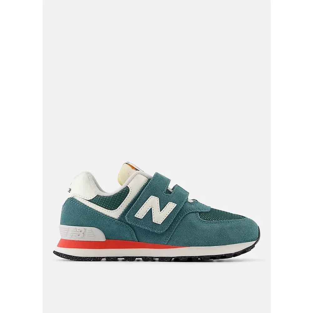 Детские кроссовки для мальчиков с принтом 574 Lifestyle Shoes New Balance, Green