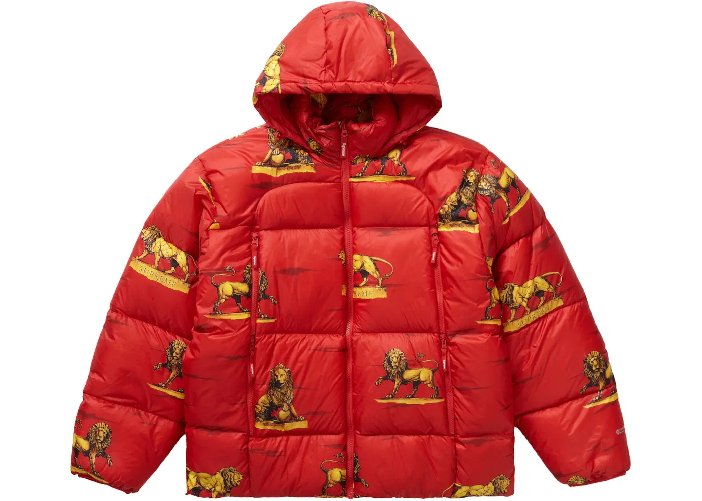 Мужская куртка-пуховик с принтом Supreme Lions Jacket, Lions