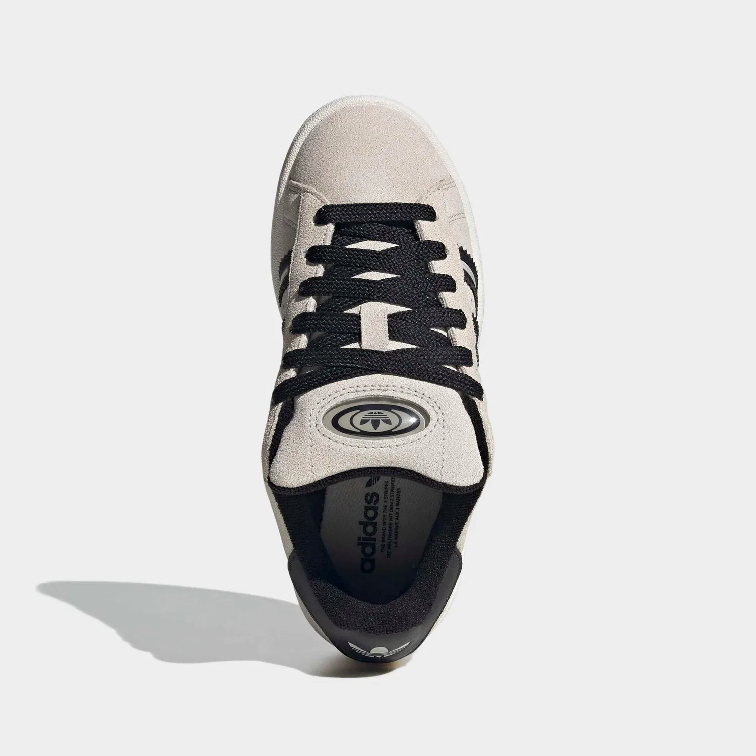 Детские кроссовки с обновленной подошвой Adidas Originals, Wonder Aluminium / Core Black / Off White — фото 4
