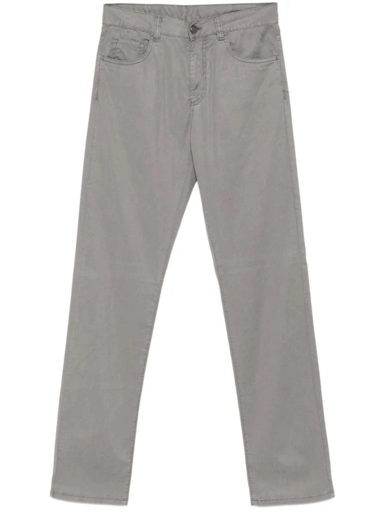 

Canali твиловые брюки, серый
