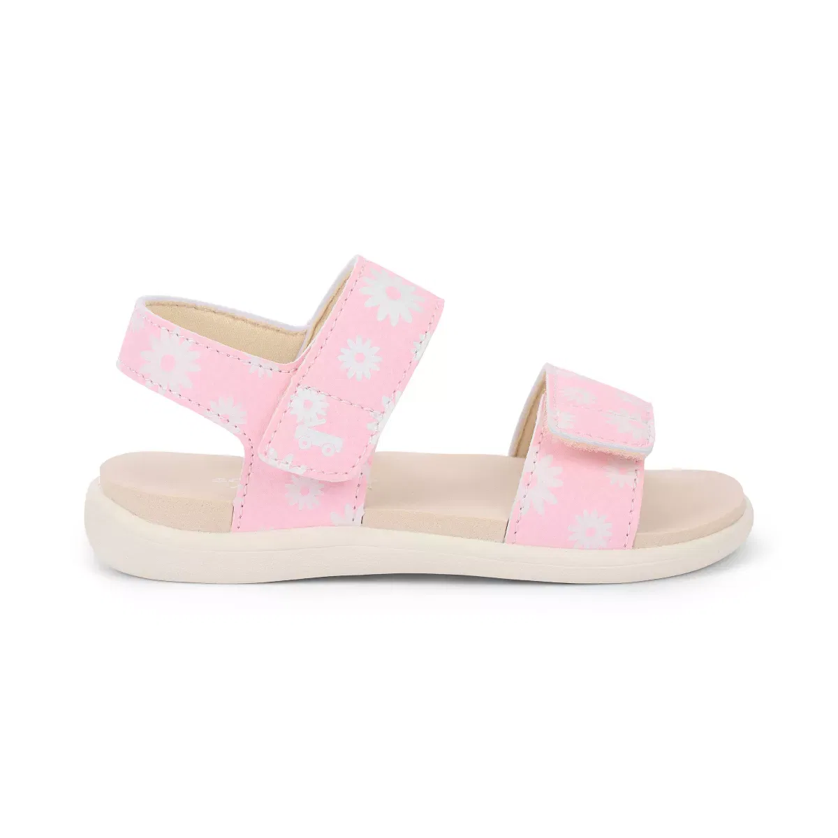 Детские сандалии для девочек с открытым носком See Kai Run Basics, Light Pink Floral — фото 3