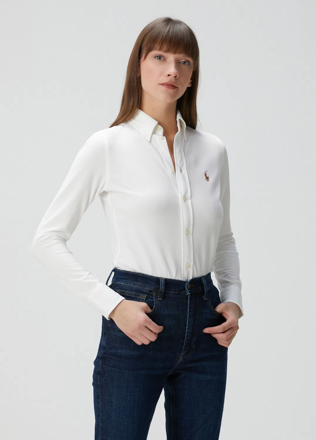 Блуза Polo Ralph Lauren, кремовый