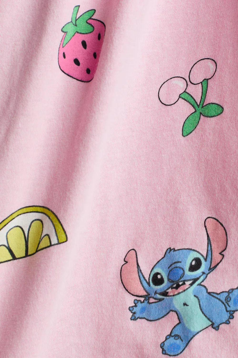 Платье из хлопка с принтом H&M, Hellrosa/Lilo & Stitch — фото 2