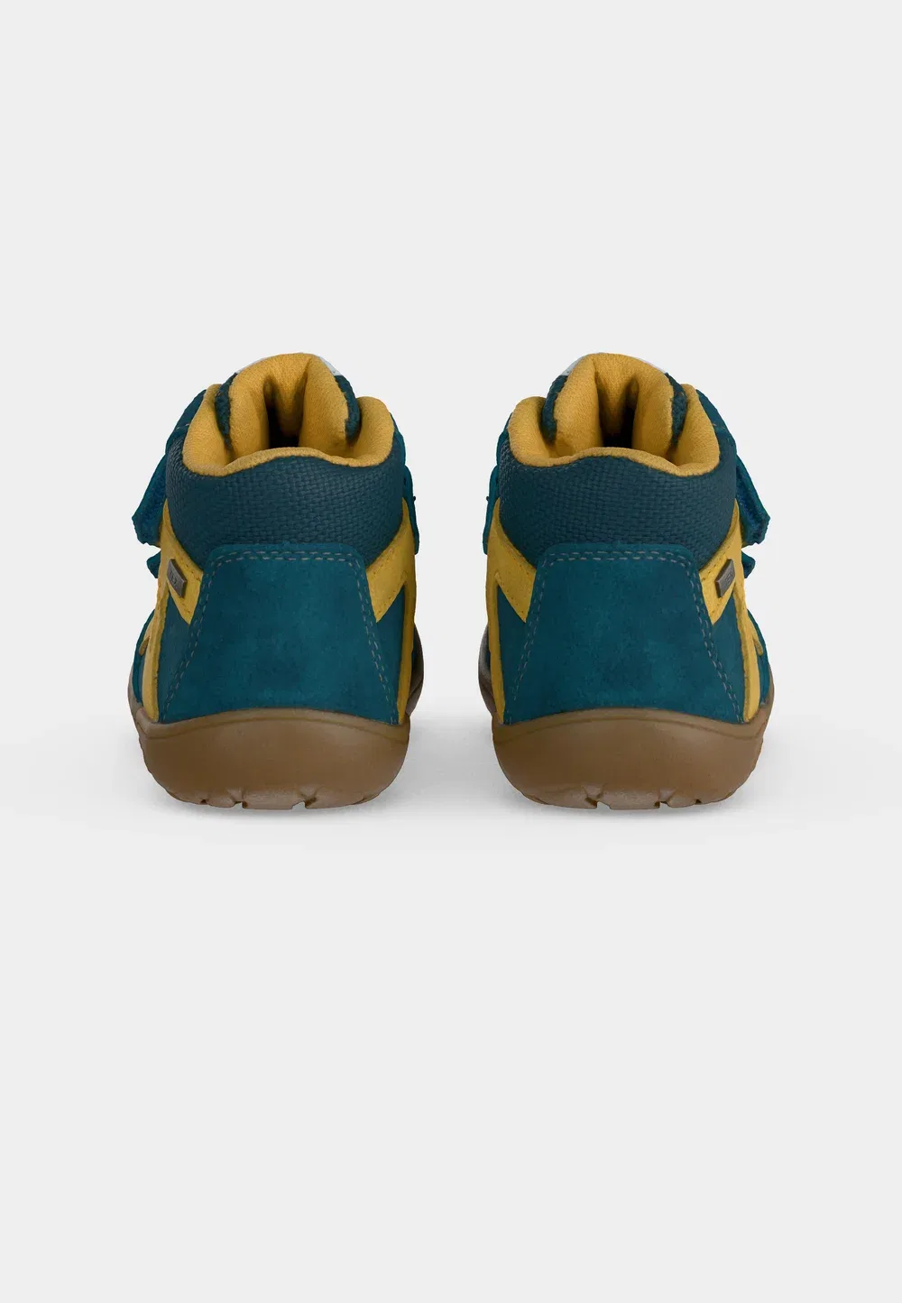 Унисекс кроссовки Jarven barefoot-tex - высокие Lurchi, Petrol/Yellow — фото 4