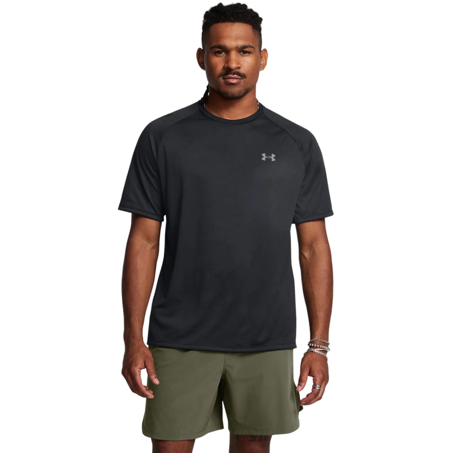 Детская тренировочная футболка с коротким рукавом Under Armour, Black — фото 2