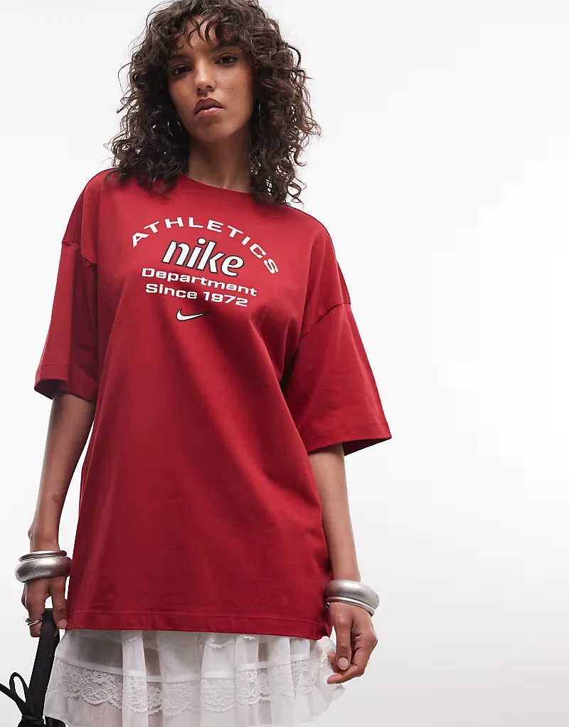 Футболка оверсайз Nike Athletic Dept, красный