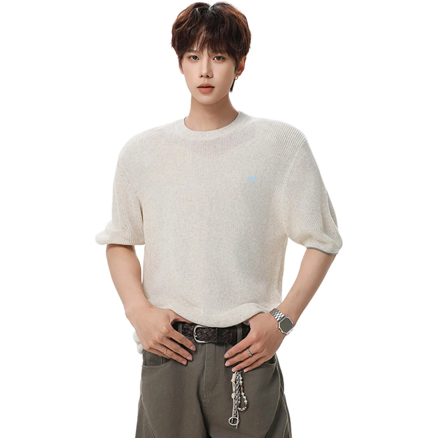 Детский свитер с круглым вырезом Thin Straight Fit Knitwear Unisex WARRIOR — фото 4