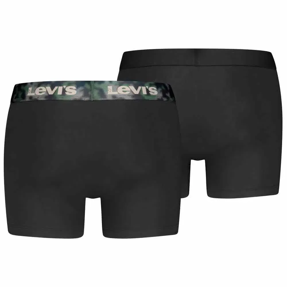 Мужские боксеры хлопковые Levi's, Black — фото 4