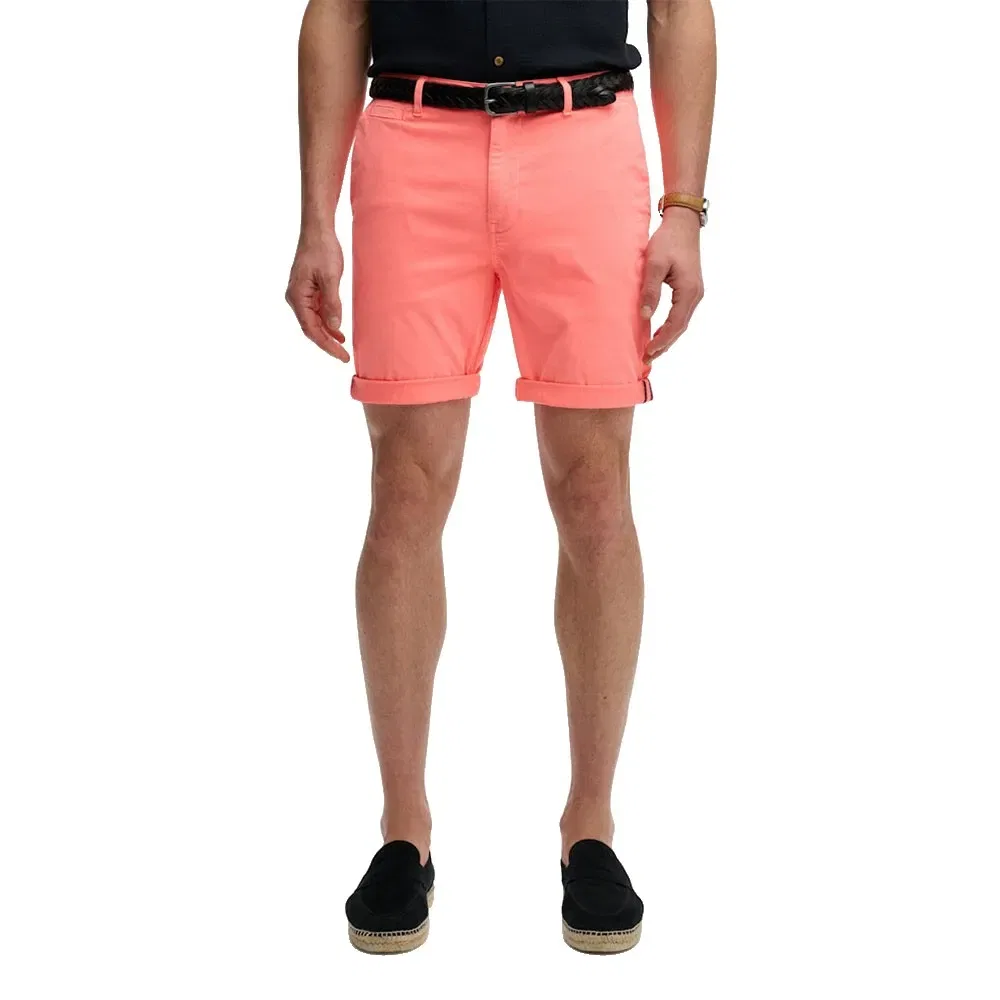 Брюки чинос Regular Superdry Premium, оранжевый