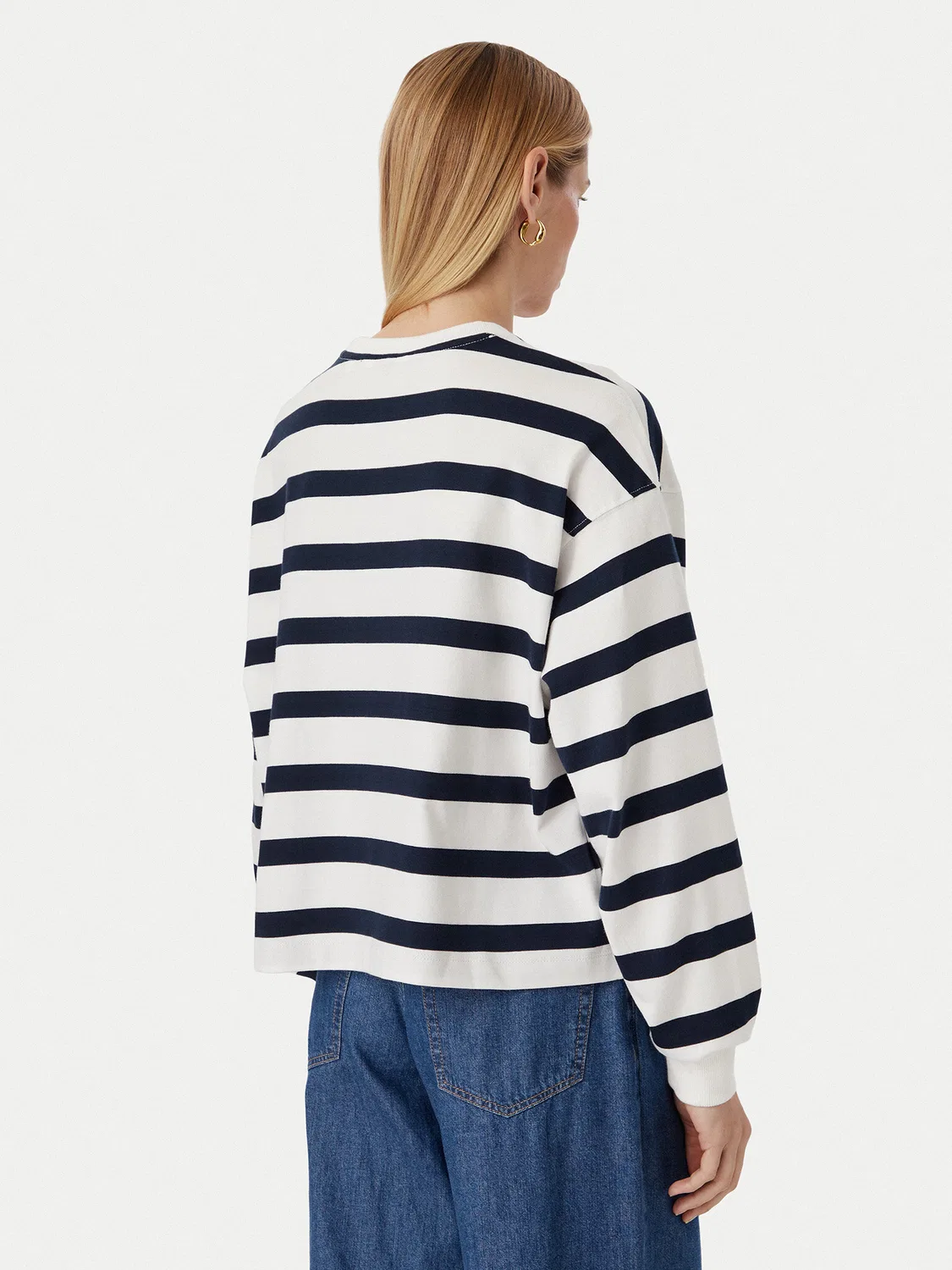 Женская толстовка стандартного кроя Th Roundal Tommy Hilfiger, белый — фото 3