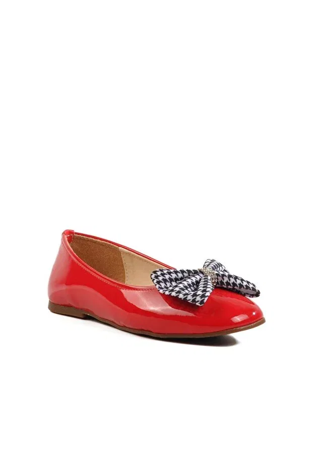 Детские балетки для девочек красные лакированные Walkway, Red Patent Leather