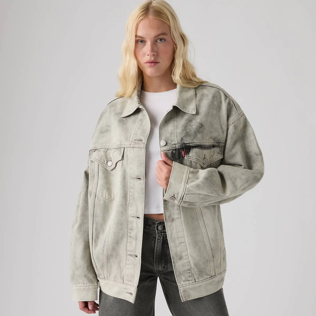 Куртка дальнобойщика размера XL Levi's, Soft Smoke Trucker - Grey