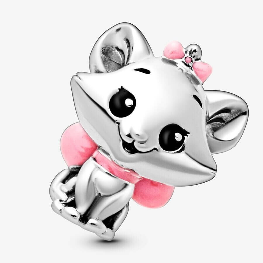 Шарм Pandora x Disney The Aristocats Marie, серебро/мультиколор — фото 2