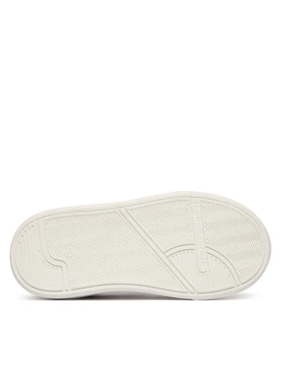 Кроссовки Flag Low Cut Velcro Tommy Hilfiger, розовый — фото 4