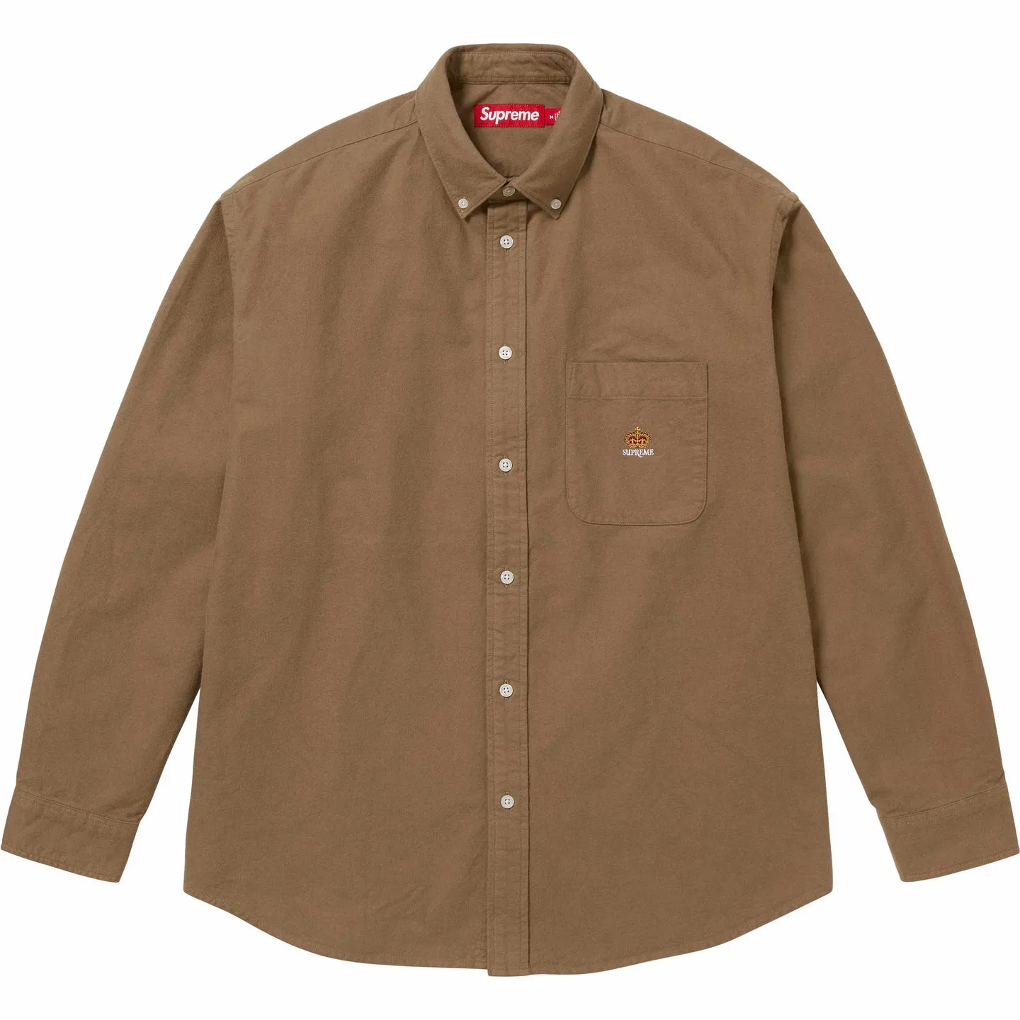 Женская рубашка свободного кроя Supreme Loose Fit Flannel Oxford Shirt, Light Blue/Light Blue — фото 4