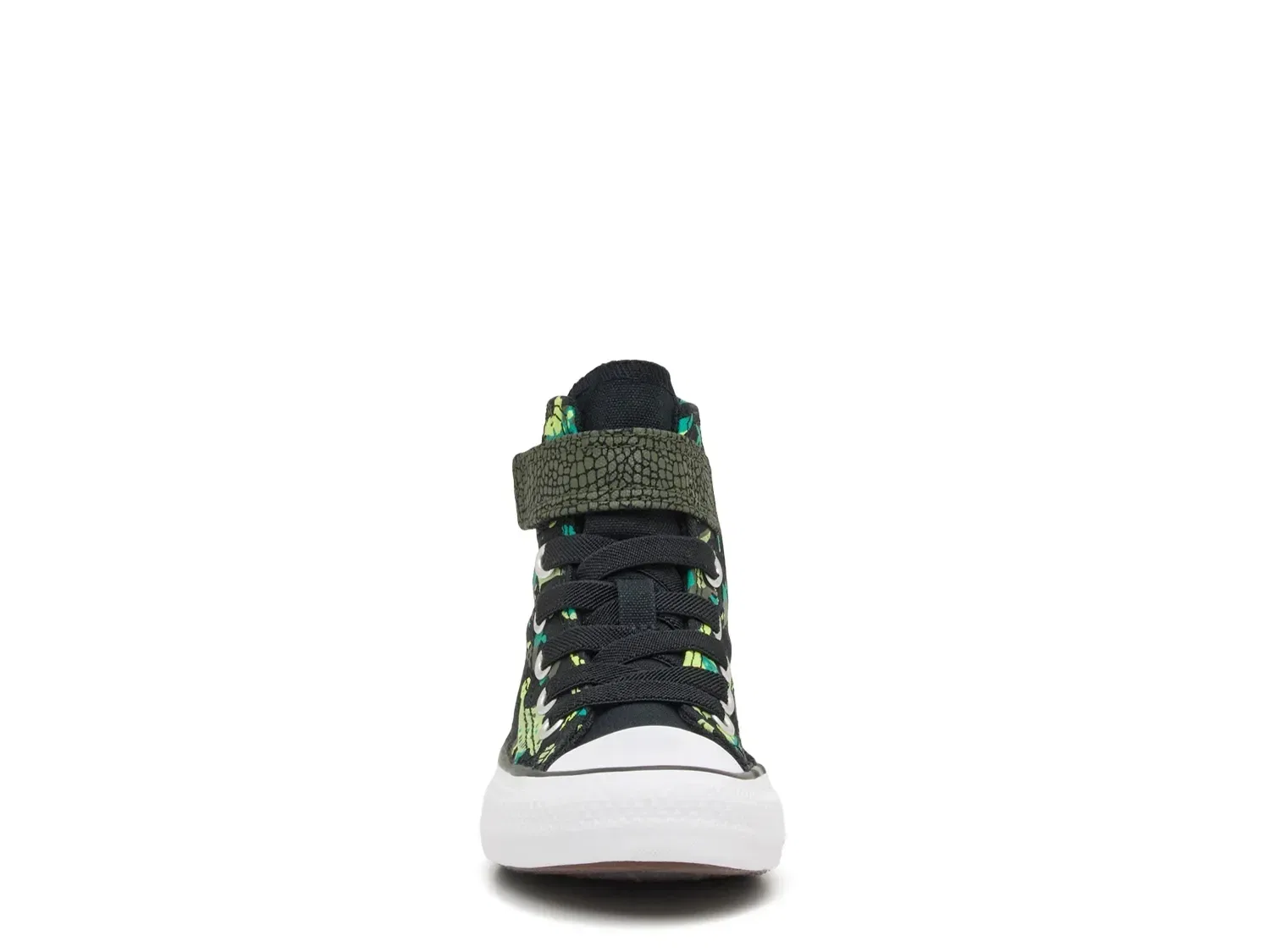 Кроссовки высокие Chuck Taylor All Star 1V Dino, Converse, черный с принтом динозавров — фото 2