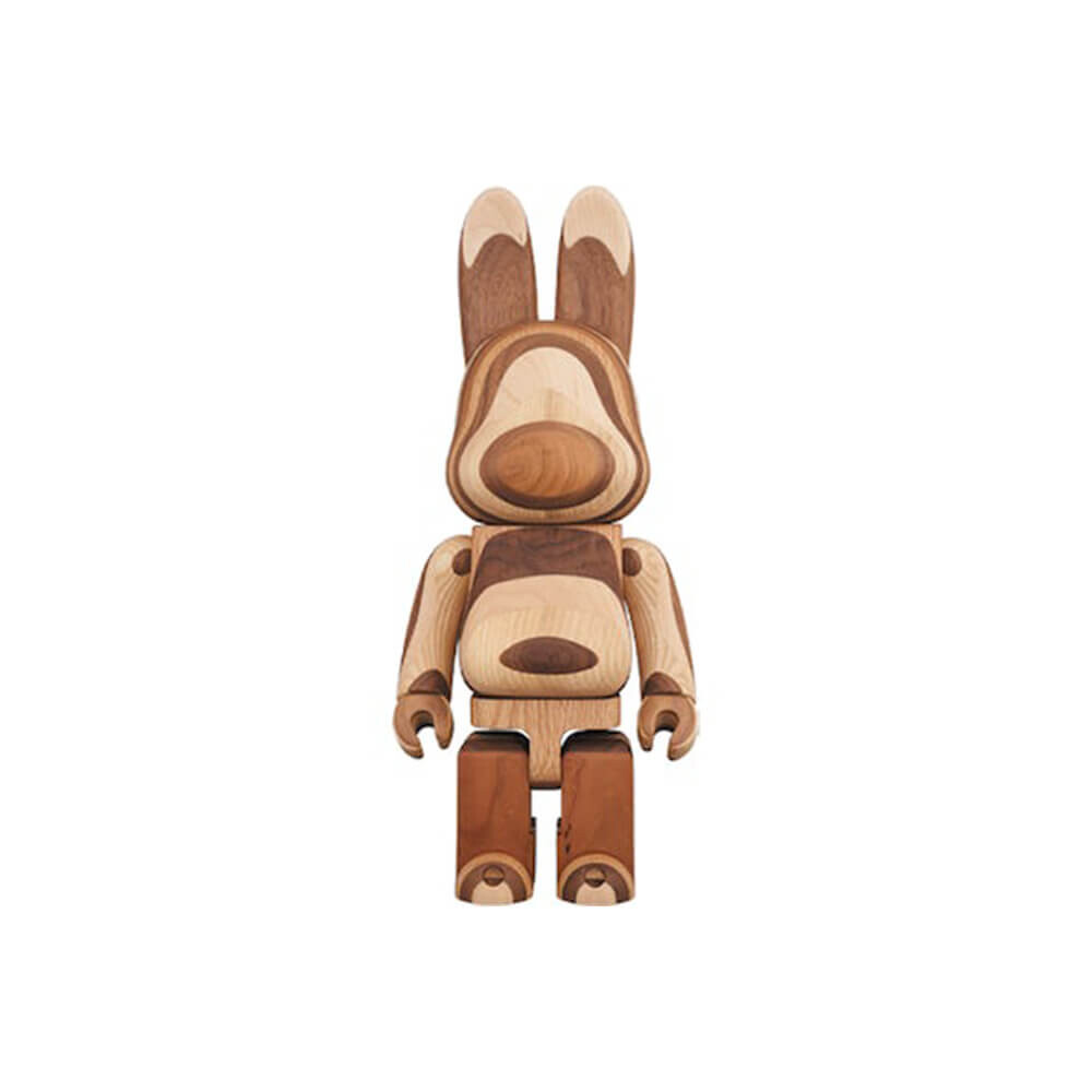 

Фигурка Bearbrick Rabbrick Karimoku Layer 400%, коричневый