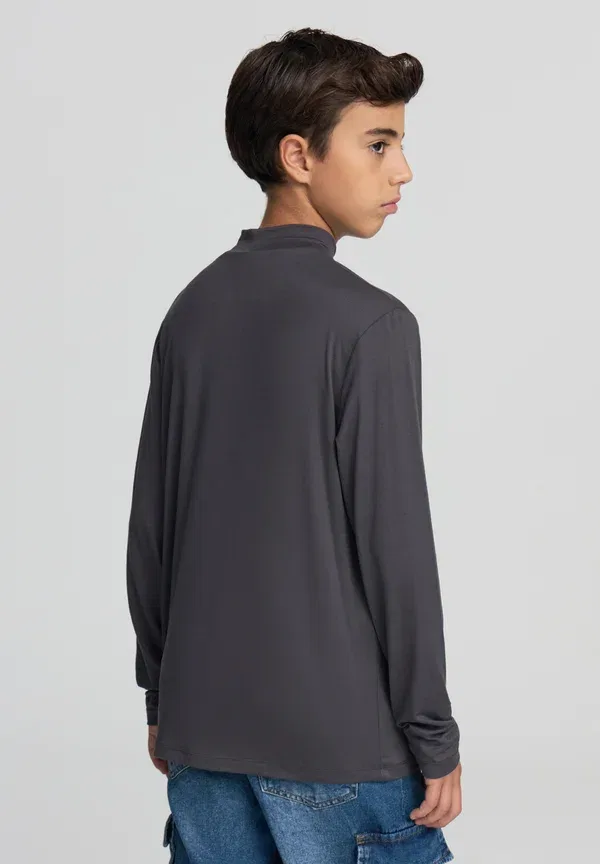 Комплект из 3 водолазок, Jersey, Lupetto Elasticizz, Terranova, Ivory, Dark Grey, черный/темно-серый — фото 3