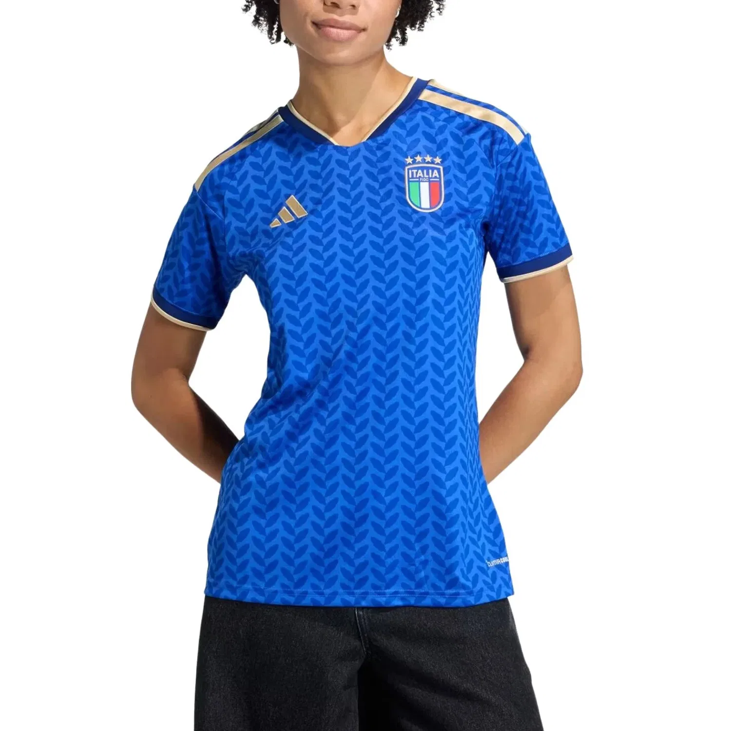 Женская футболка Italy 26 Home Jersey Adidas, цвет Bold Blue — фото 3