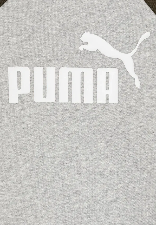 Спортивный костюм из хлопка и полиэстера Minicats raglan jogger unisex set, Puma, Dark Olive, оливковый — фото 4