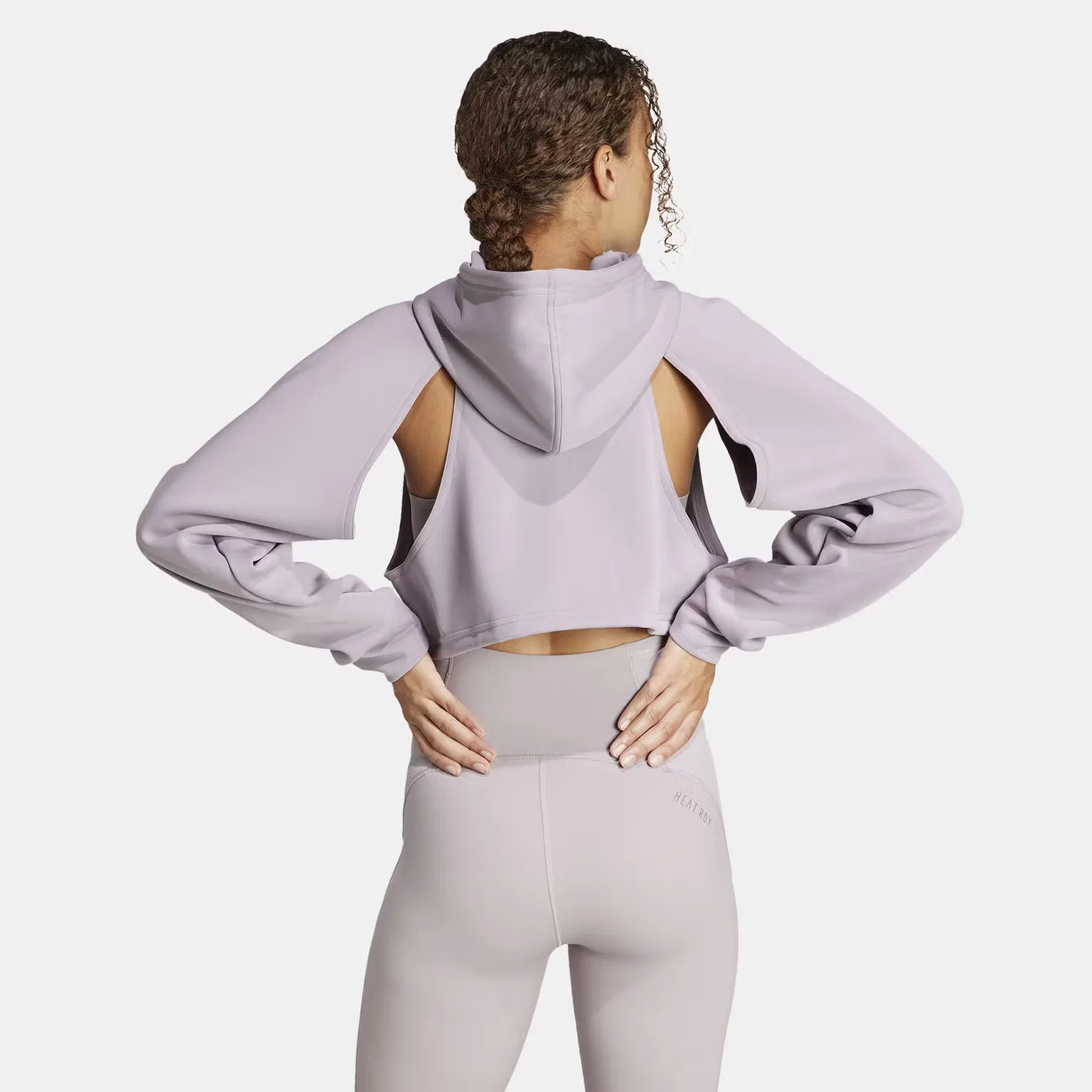 Худи для тренировок с технологией AEROREADY Adidas, розовый — фото 2