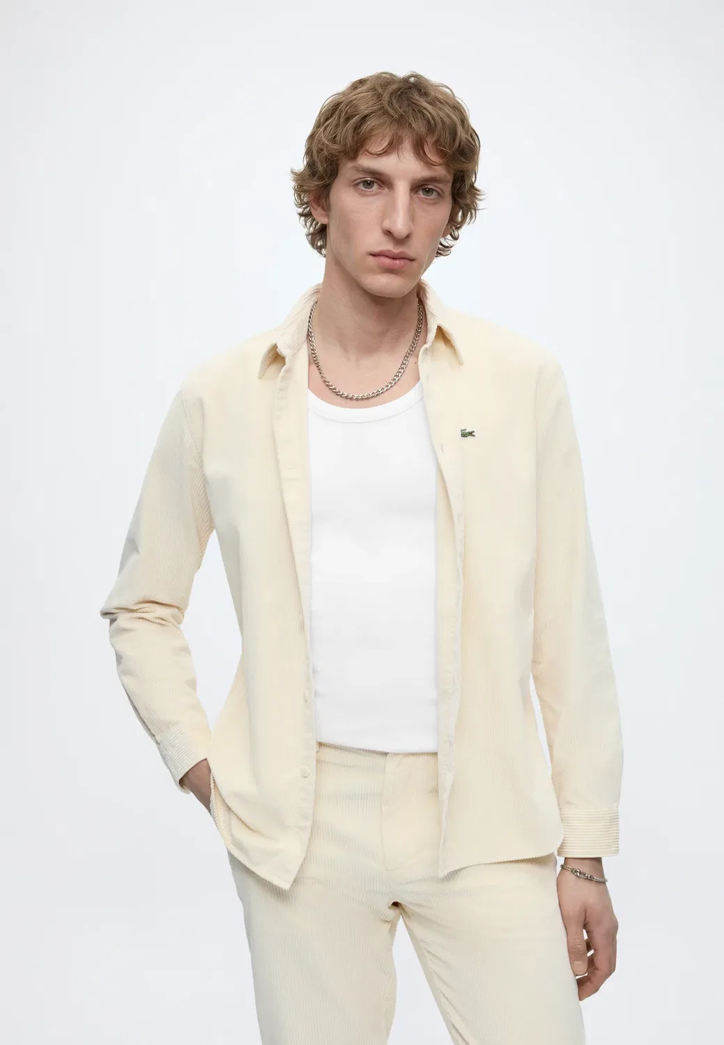 Брюки Lacoste, Beige — фото 4
