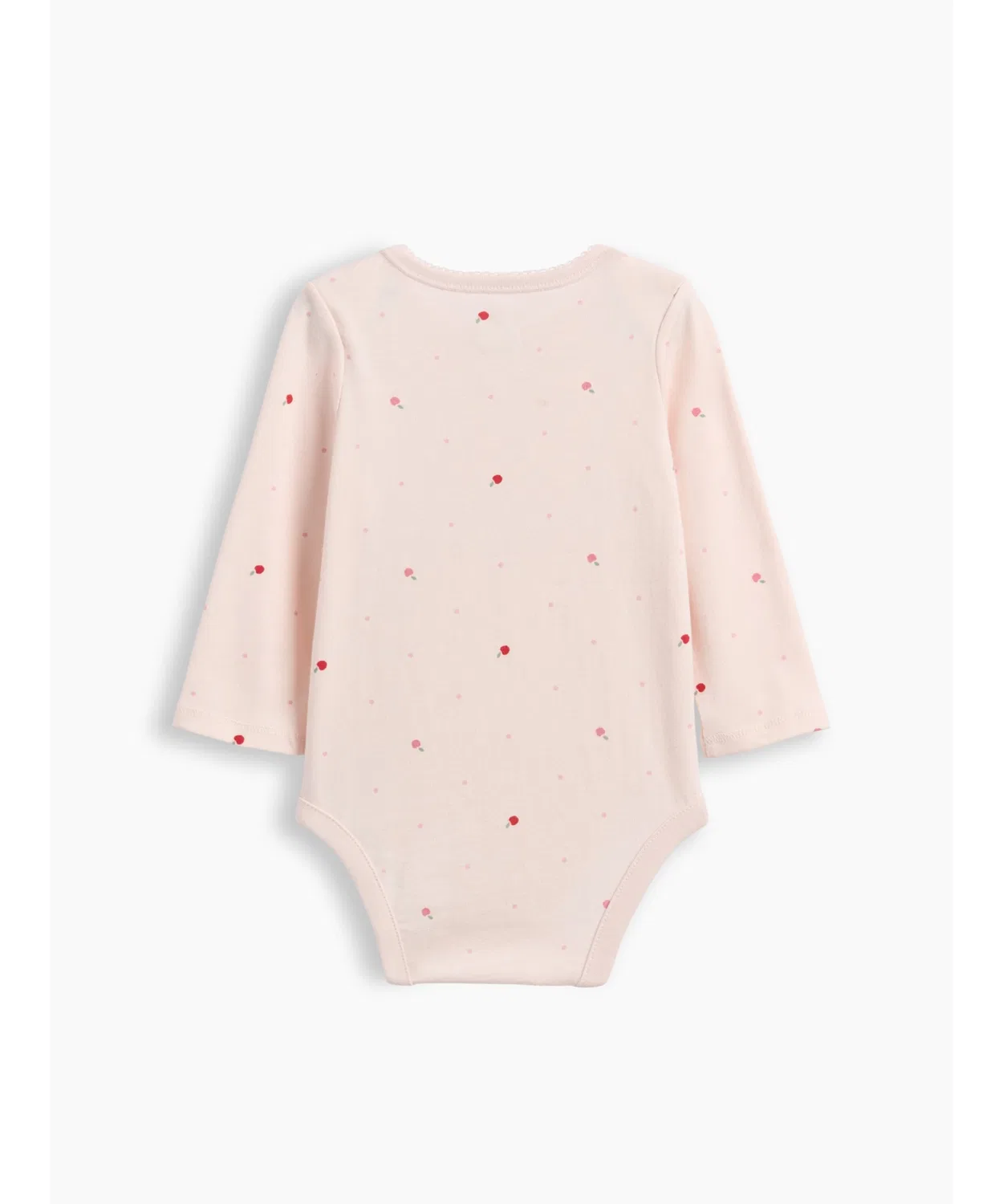 Детский боди-комбинезон с длинным рукавомOrganic Cotton Graphic Bodysuit GAP, Pink — фото 2
