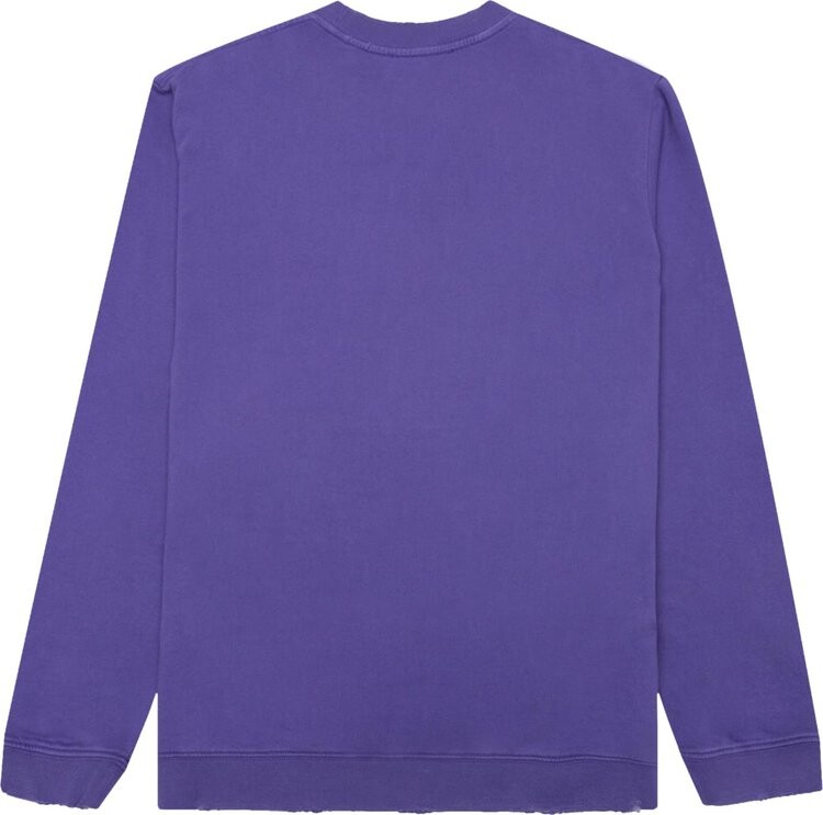 Свитер Raf Simons Girl In Red Destroyed Sweater 'Purple', фиолетовый — фото 3