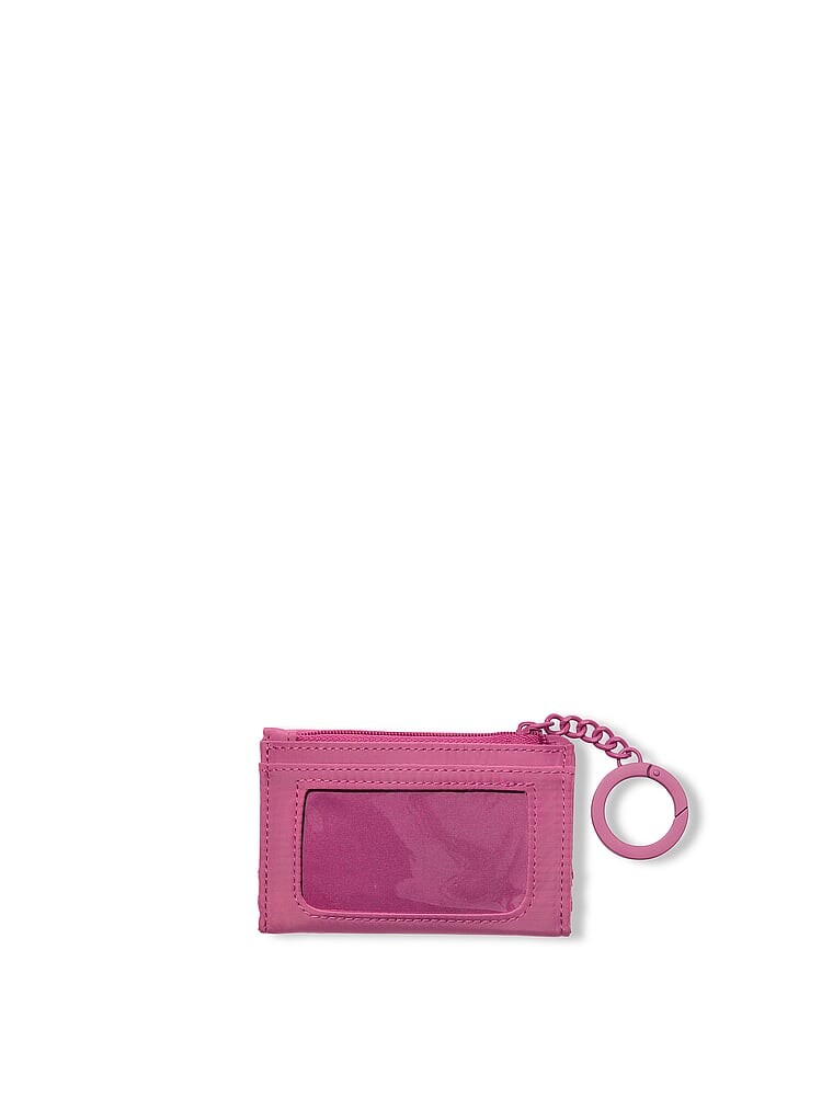 Картхолдер Victoria's Secret Pink Zip Keychain, лиловый купить по цене ...