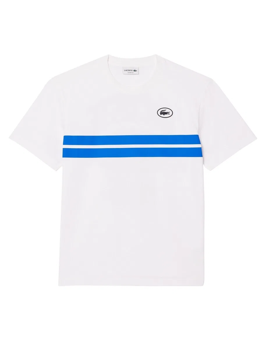 Футболка LACOSTE белого цвета