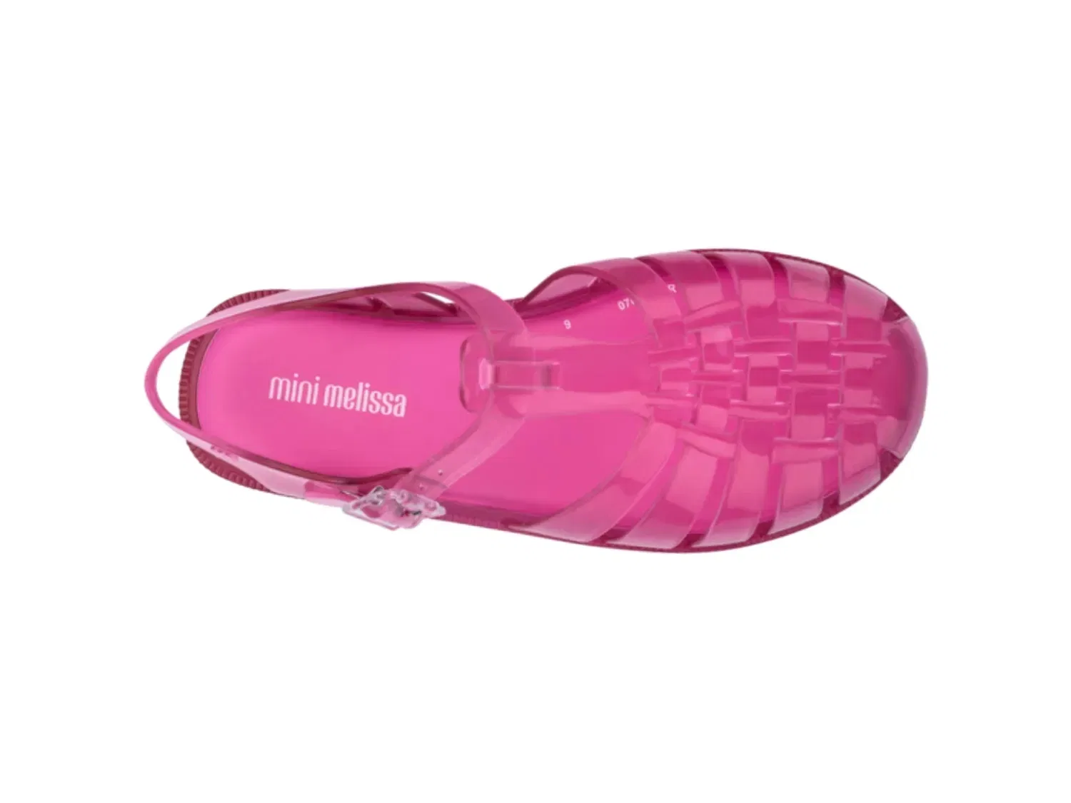 Босоножки рыбак из джерси, Mini Melissa, светло-розовый — фото 4