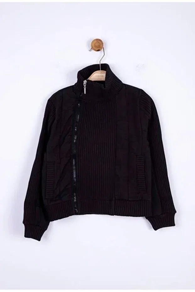 Детский кардиган для девочек с длинным рукавом Angel Nk Kids, Black