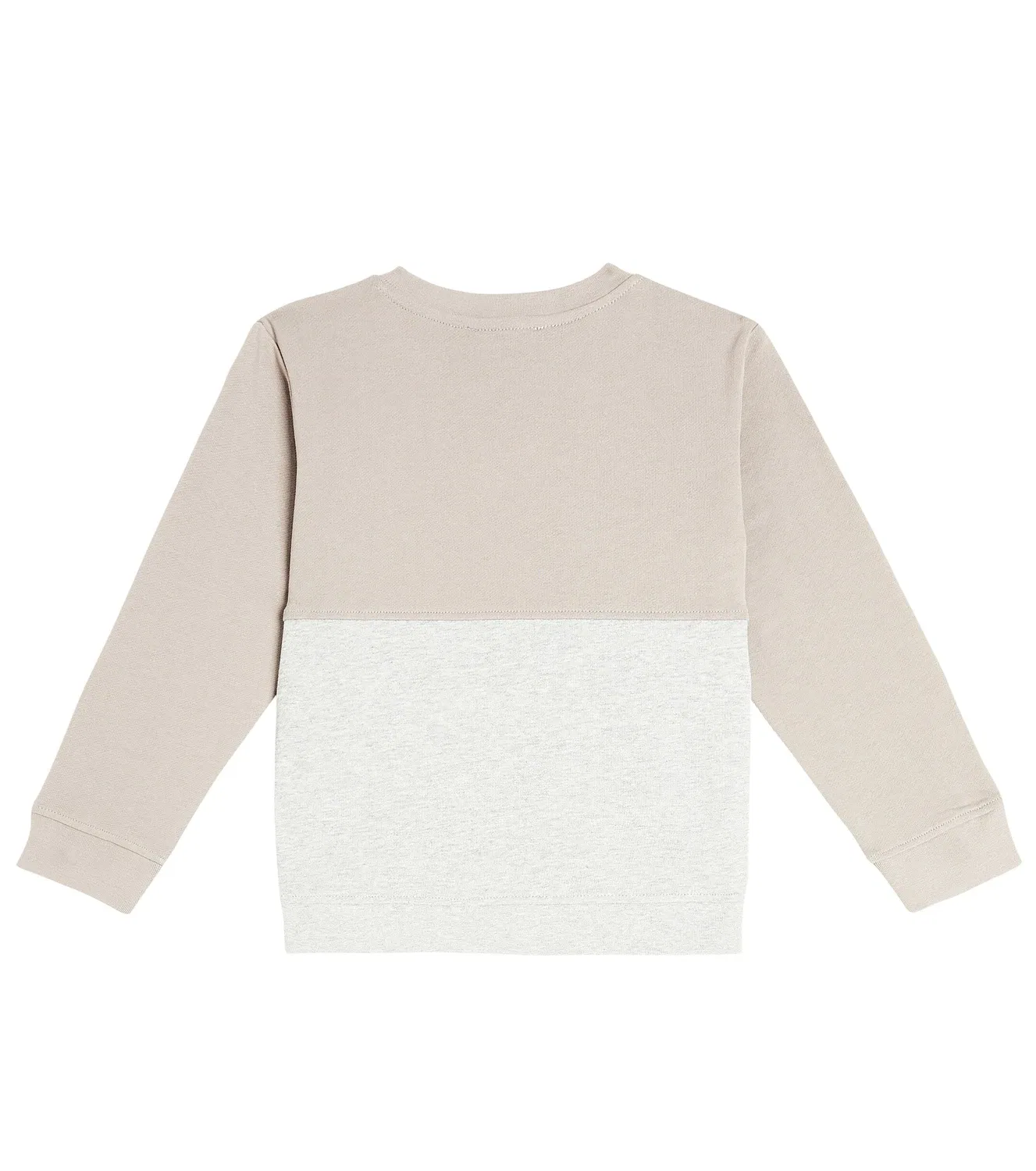 Свитшот хлопковый Stella Mccartney Kids, серый — фото 4