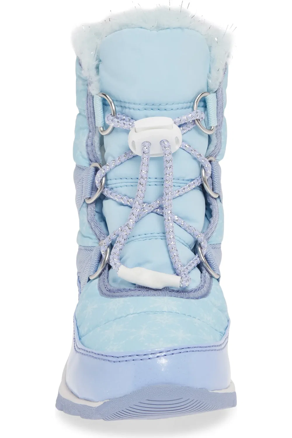 Детские зимние ботинки утепленные водонепроницаемые Whitney Disney Frozen SOREL, Frosted Purple — фото 4