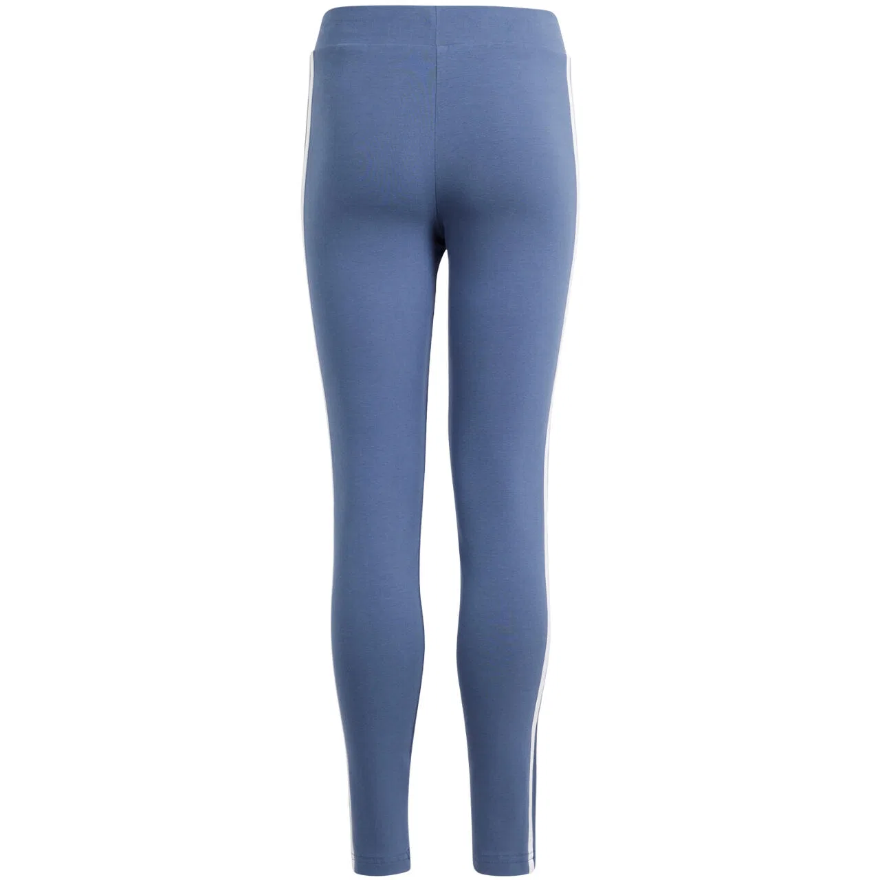 Детские леггинсы с принтом 3-Stripes Cotton Tights Adidas, Blau Weiss Blau — фото 2