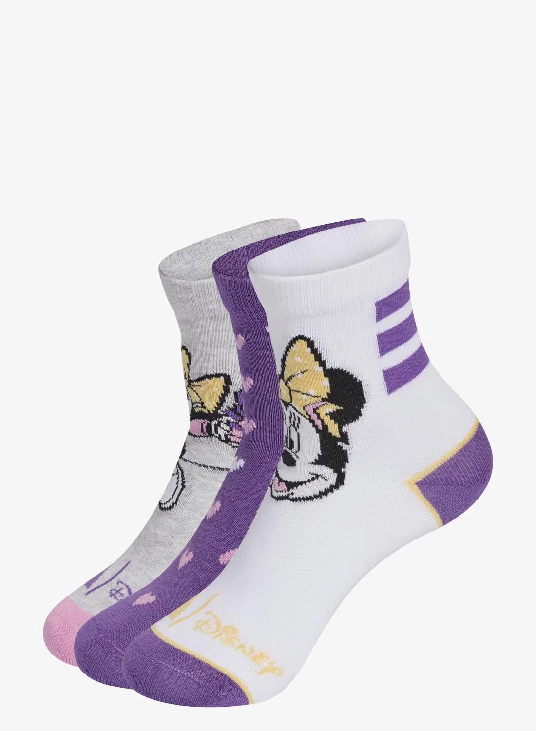 Носки с принтом Disney Minnie Mouse Adidas, белый