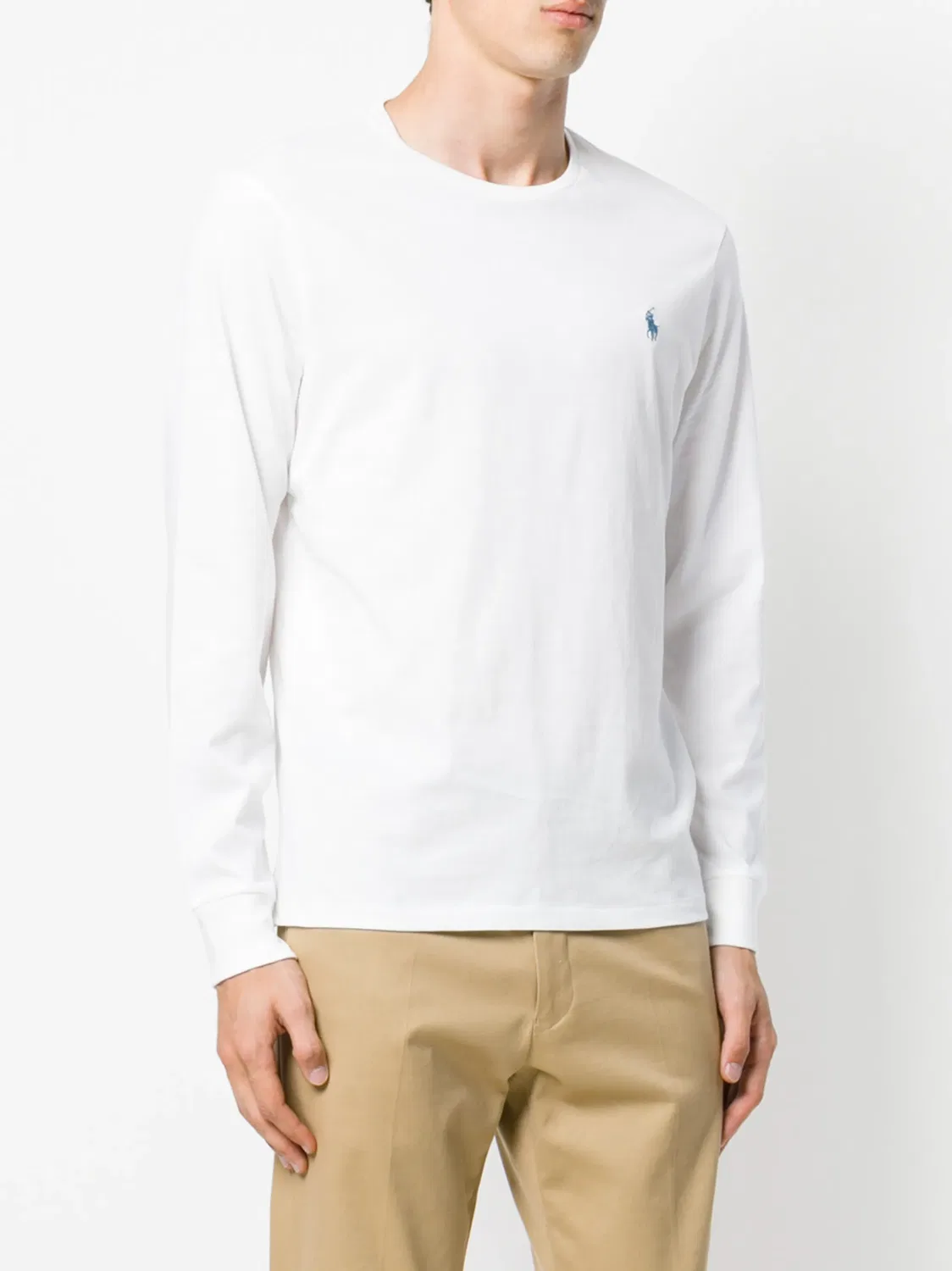 Футболка с длинными рукавами белая Polo Ralph Lauren, белый