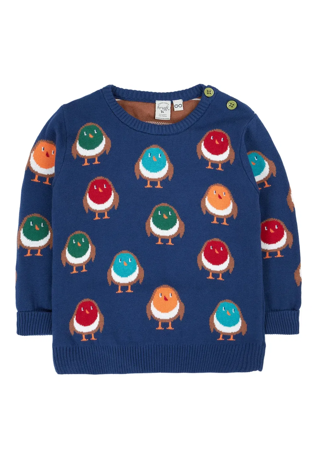 Детский джемпер с принтом Jolly Frugi, Navy