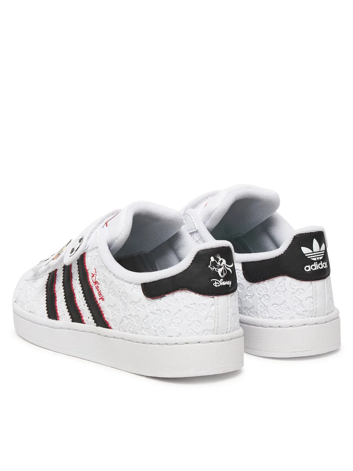 Кроссовки для мальчика Disney Superstar Ii Comfort Closure Adidas, белый — фото 3