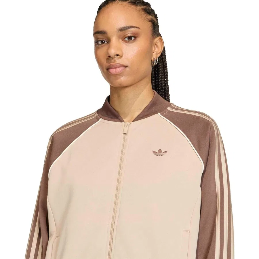 Женский свитшот свободного кроя Sst Loose Tt adidas, Бежевый — фото 4
