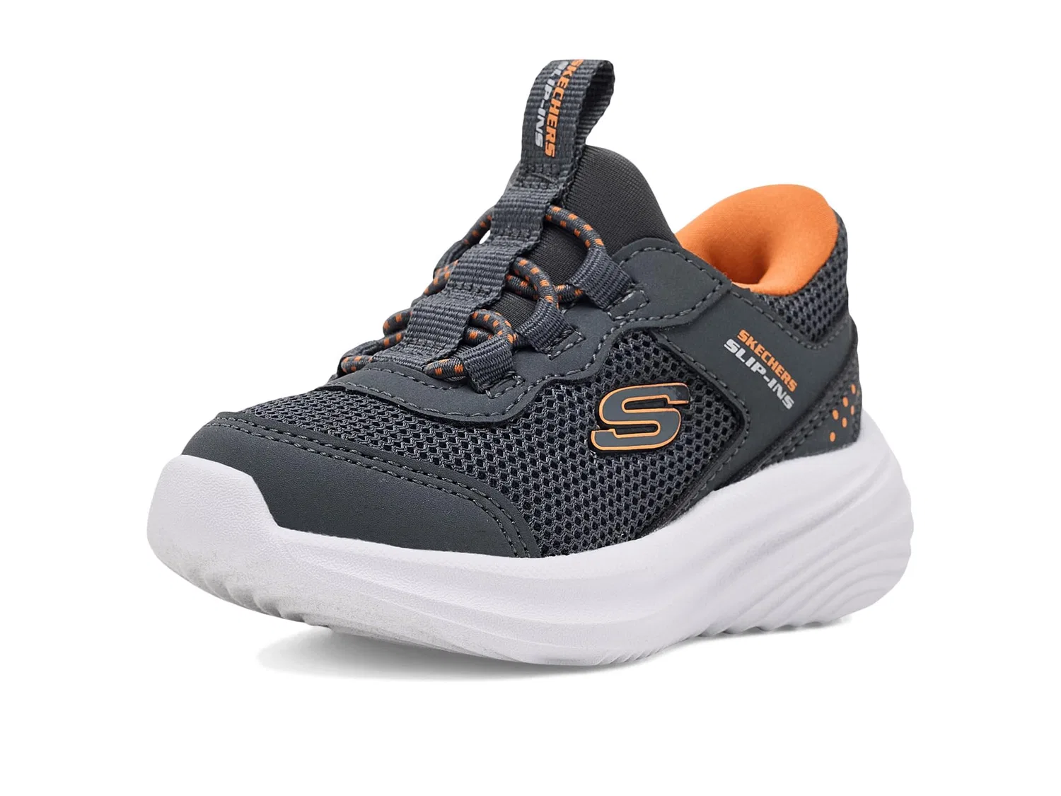 Кроссовки Hands-Free Slip-Ins-Bounder Pro 404208N (для малышей) Skechers Kids, Charcoal