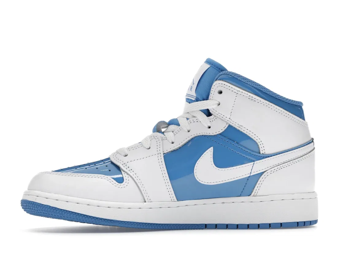 Детские кроссовки Lifestyle с модельным номером Jordan 1 Mid Jordan, White/Legend Blue — фото 3