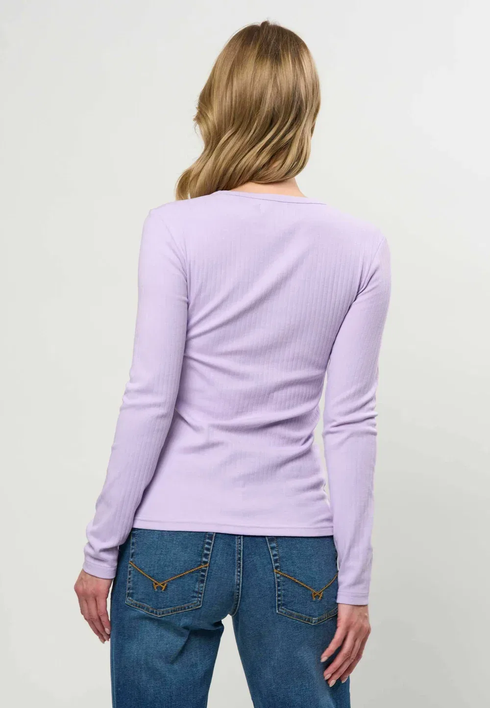 Футболка с длинным рукавом Uwcarlotta - топ с длинным рукавом U.S. Polo Assn., Pastel Lilac — фото 3