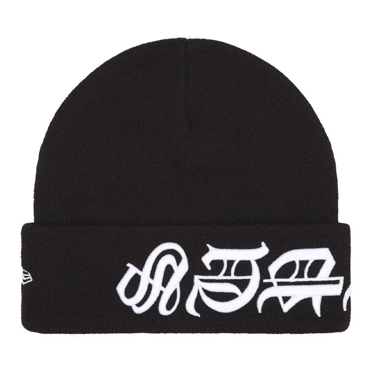 

Supreme Новая Эра Блэклеттер Шапка бини, Black