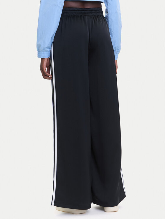 Спортивные брюки wide leg adicolor Satin IU2520 Adidas, черный — фото 3