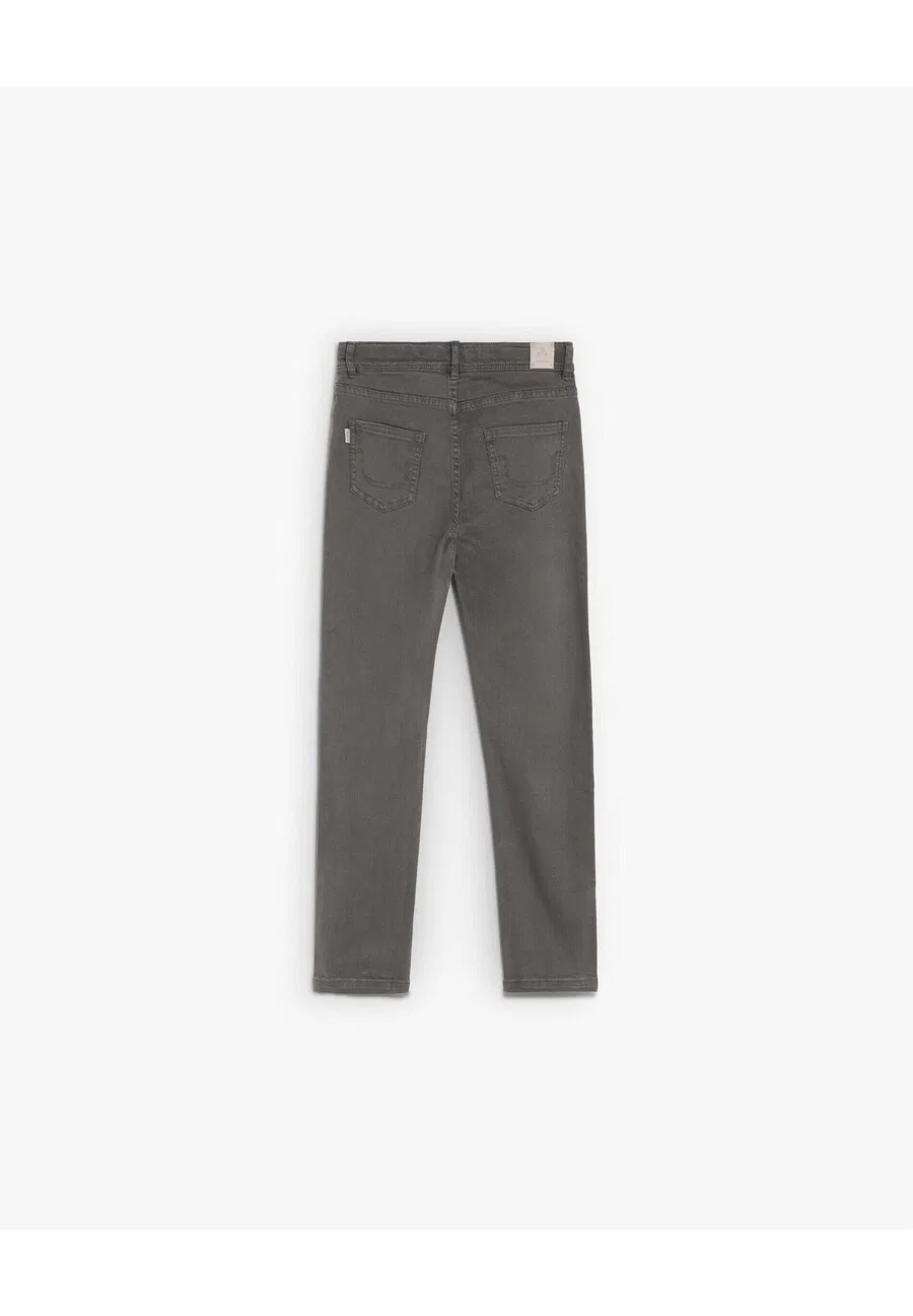 Брюки Scalpers Regular Pants серого цвета — фото 2